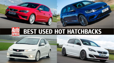 Best used hot hatchbacks - header image